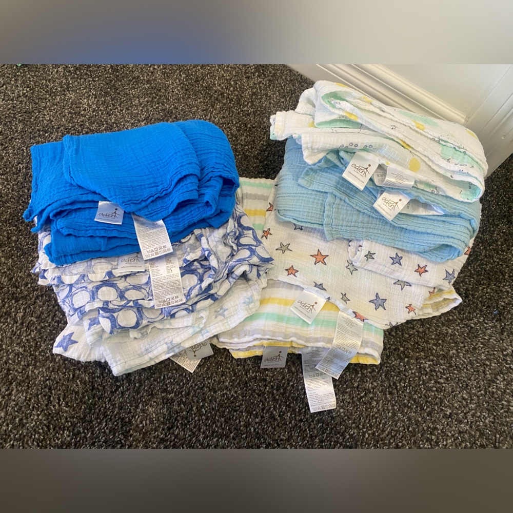 Aden + Anais Baby Swaddle Blanket Set of 7